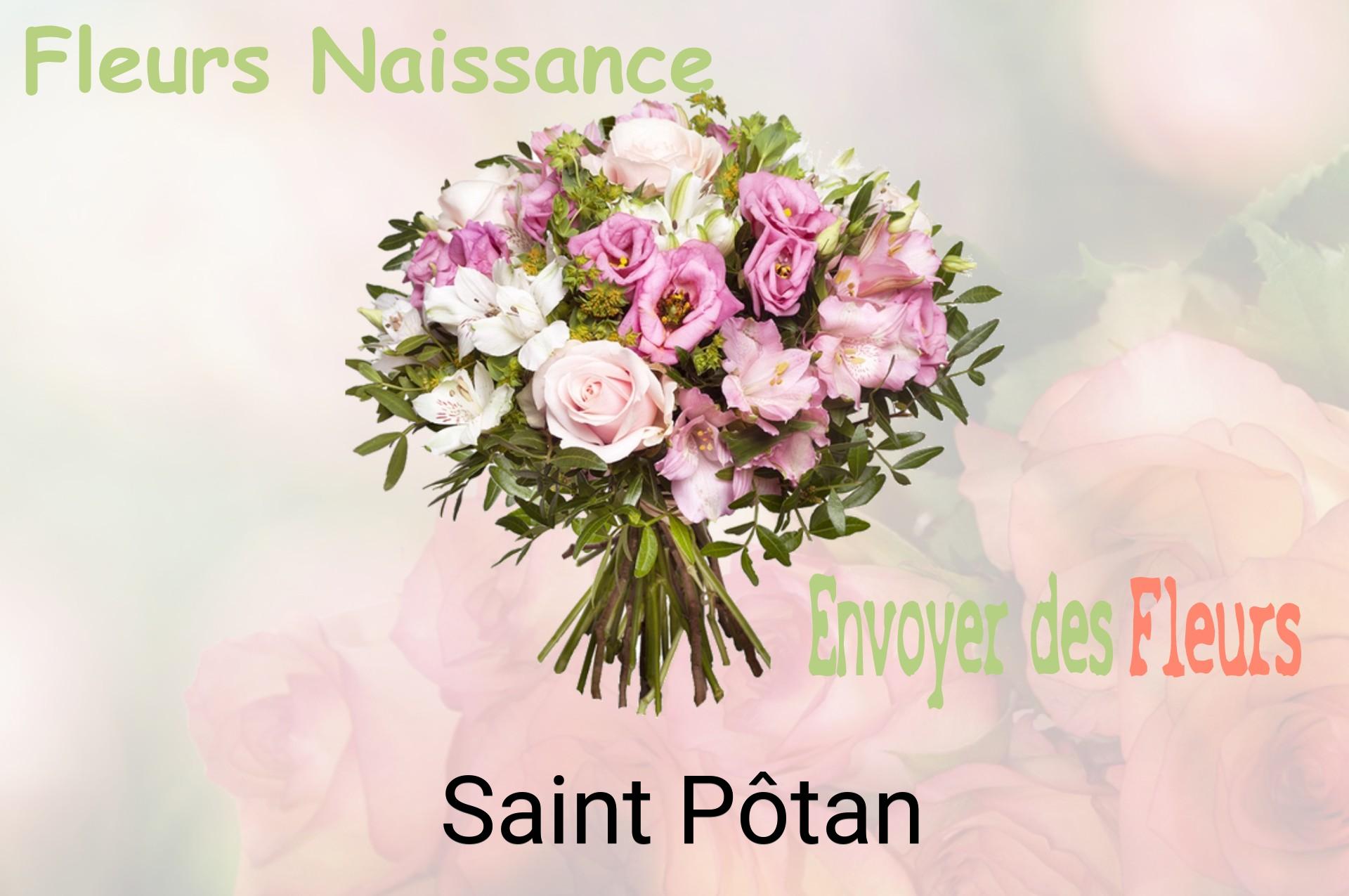 Bouquet de fleurs de naissance livré à Saint-Pôtan